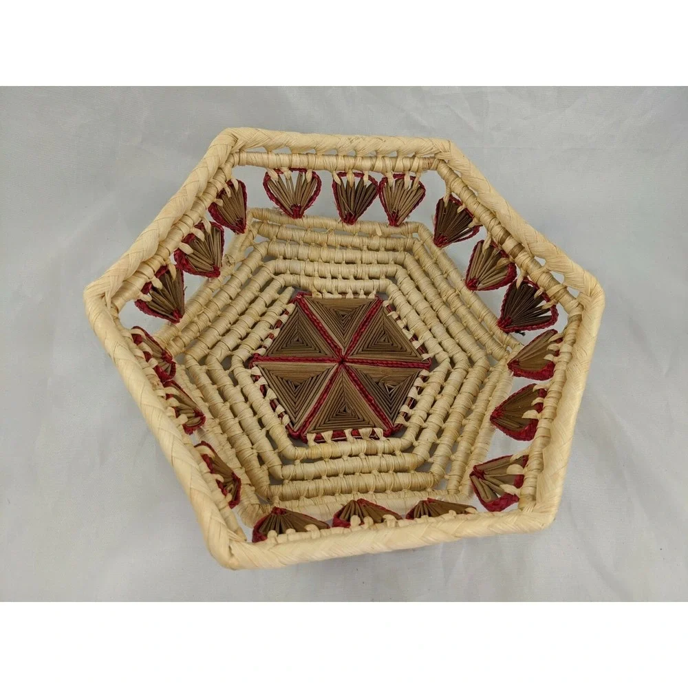 Woven Rattan Basket 3x9 Inch Fruit Bread‎ Display